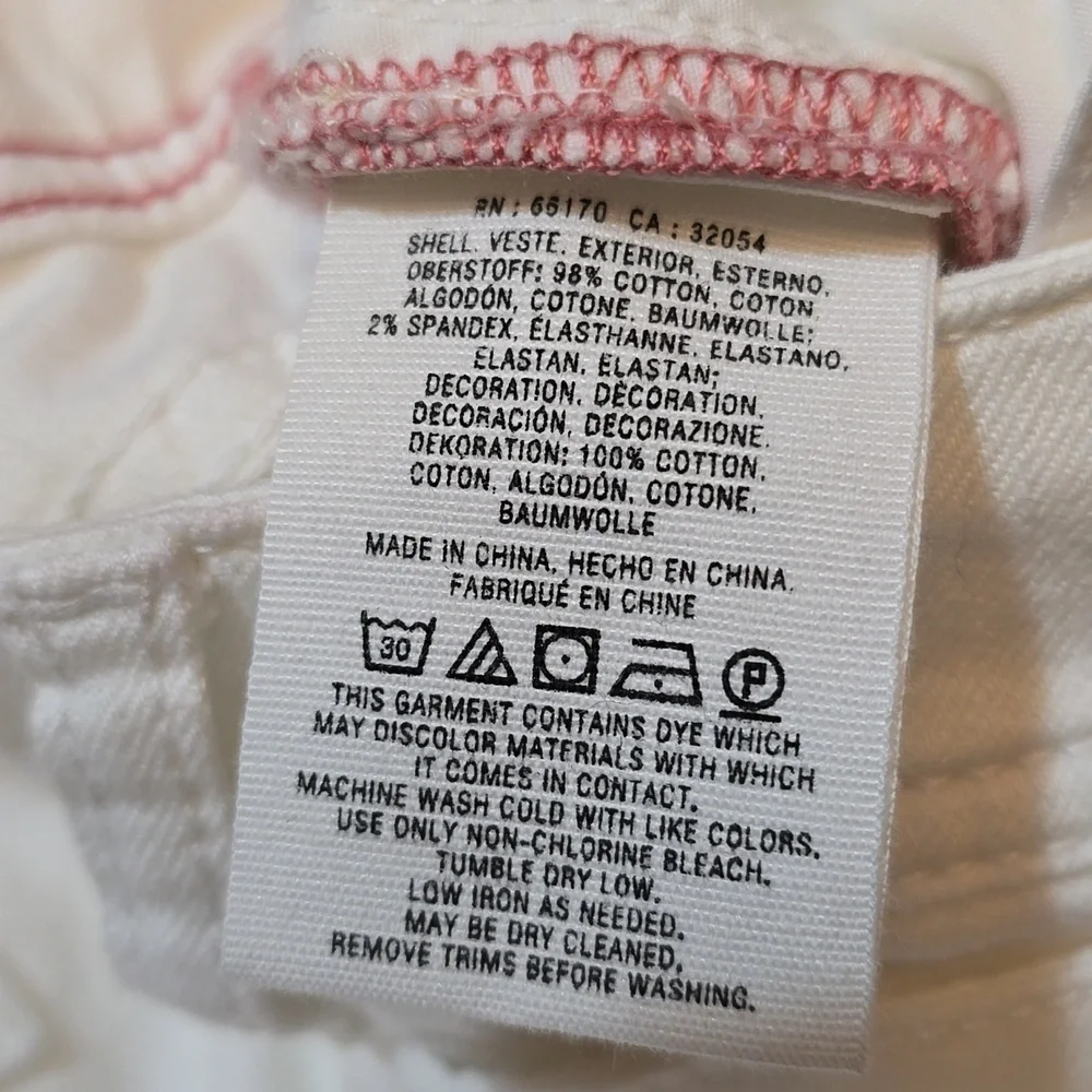 Pilcro and the Letterpress Cropped Off White Pants with Wide Cuff - Picture 6 of 11